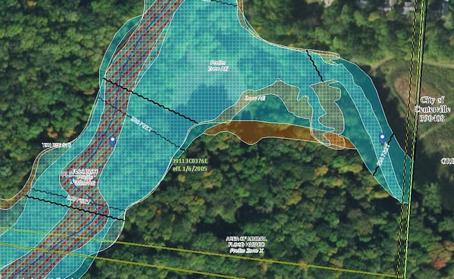 Floodplain map