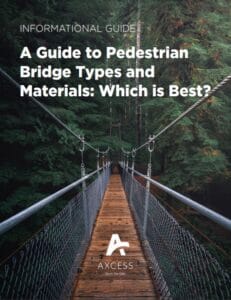 guide to pedestrian bridge types and materials